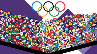 Marble Race Olympics 2024 Countryballs  Olympic Games Paris 2024 [upl. by Idona765]