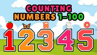 Learn Numbers from 1 to 100  Fun Counting Numbers for Kids  English Vocabulary [upl. by Libnah]