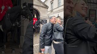 Nice couple selfie history royalhorseguard tourist horseguard buckinghampalace highlights [upl. by Duntson]