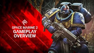 Warhammer 40000 Space Marine 2 – Gameplay Overview Trailer [upl. by Maxwell]