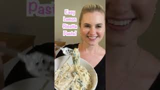 Easy Lemon Ricotta Pasta Recipe [upl. by Derron]