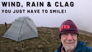 Brecon Beacons wildcamp  not the best weather ever [upl. by Avraham]