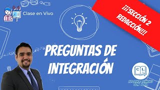 Preguntas de INTEGRACIÓN PAAUDGBUAPITESMITAMCIDEANAHUACUTPEXANIUNAMIPNUAMEXCOBAEXHCOBA [upl. by Gwendolin]