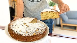 TORTA DI MELE semplice in 10 minuti SENZA BURRO OLIO E LATTE [upl. by Dutchman]