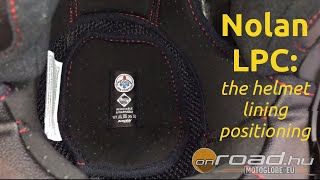 Nolan LPC the adjustable helmet lining system  Onroadbike [upl. by Reamy]