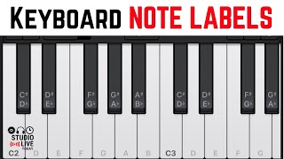 How to turn on NOTE LABELS in GarageBand iOS iPhoneiPad [upl. by Elleined]