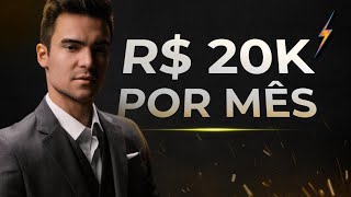 As 3 formas MAIS RÁPIDAS para fazer R20k por mês [upl. by Lucine78]