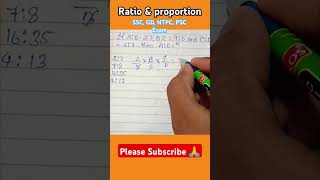 Ratio amp proportion maths trick viralvideo maths sscgdreasoning ytshorts [upl. by Enaywd]