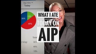 Year 3 on AIP What I eat in a day with calorie nutrient and macro breakdown at end [upl. by Golightly]