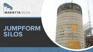 Concrete Silo Construction Methods  Jumpform Silos [upl. by Nayek]