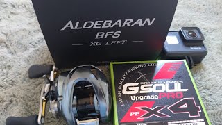 Shimano Aldebaran BFS Left XG MGL spool lll [upl. by Langham124]