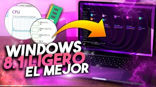 ⚡ NUEVO Windows 81 LITE  La MEJOR versión MUCHO MÁS RÁPIDA de TODAS 🚀 [upl. by Eelreveb]