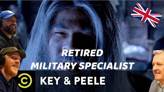 Key amp Peele  Retired Military Specialist REACTION  OFFICE BLOKES REACT [upl. by Kiyoshi]