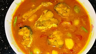 আলু টমেটো দিয়ে পাঙ্গাস মাছের ঝোল Pangas Fish curry with potato and Tomato Pangas Fish Recipe [upl. by Goodden]