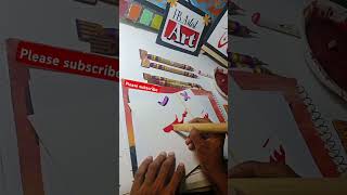 quotBasic Strokes of Urdu Nastaliq with Wooden Qalamquotl shorts growchannal FBArtidt [upl. by Ferde]