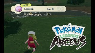 Where you can find a Cascoon  Catch em All Pokemon Legends Arceus [upl. by Frederigo985]