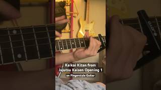 Jujutsu Kaisen  Kaikai Kitan Eve Intro jujutsukaisen eve fingerstyle guitar anime cover [upl. by Hanej]