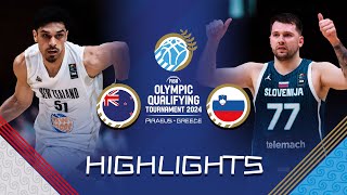 Luka Doncic triple double leads Slovenia 🇸🇮 past New Zealand  Highlights  FIBA OQT 2024 Greece [upl. by Senalda227]