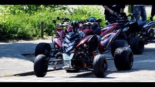 Worlds first Yamaha Raptor with rideheight adjustment part II [upl. by Zingg161]