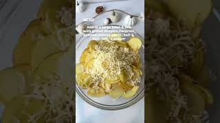 The BEST Cacio e Pepe Au Gratin Potatoes trending recipe [upl. by Akinert47]