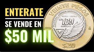 20 pesos de 2015 MONEDAS MEXICANAS 10000 pesos [upl. by Novled]