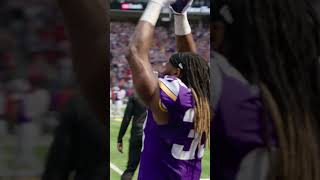 Aaron Jones 1st Home Game Skol Chant 👏 [upl. by Saidnac427]