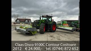 Claas Disco 9100C Contour Cositoare [upl. by Patrick140]