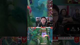 RRQ VS BTR GAME 1 REACTION MAS ADE mobilelegends playerml mlbbshorts [upl. by Anoiek]