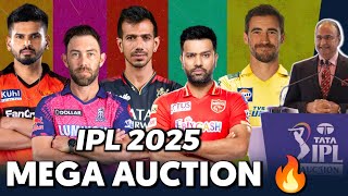 IPL 2025  MEGA AUCTION IN IPL 2025  Rohit retained [upl. by Alvita]