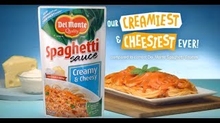 Del Monte Creamy and Cheesy Spaghetti Sauce TVC [upl. by Assetniuq]