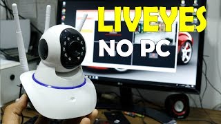 CONFIGURANDO CÂMERA IP WIFI LIVEYES NO COMPUTADOR [upl. by Isteb913]