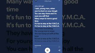 Village People  YMCA  Original version 1978 lyricsvillagepeopleymca [upl. by Lusar]