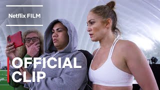 Jennifer Lopez Halftime Dance Rehearsal for quotOn the Floorquot  Official Clip  Netflix [upl. by Ehsrop]