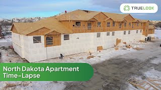 Medora North Dakota Apartments  Construction TimeLapse [upl. by Kohn231]