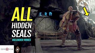 How to open Sealed Door in Volunder Mines ALL Seals Locations  God of War [upl. by Leribag]