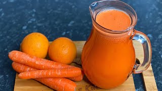 Carrot amp Orange Juice  Drink for Brighter Skin and Glow from inside out  TERRIANN’S KITCHEN [upl. by Quita]