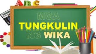 MGA TUNGKULIN NG WIKA [upl. by Glynda]