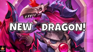 NEW DRAGON VERMILICA Castle Clash Heroes Guide [upl. by Tezile]