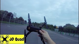 Visuo Siluroid XS809W Quadcopter Drone Flight Test Review [upl. by Patnode252]