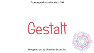 Gestalt Therapy  Frtiz Perls  ASWB NCE NCMHCE MFT Exam Prep and Review [upl. by Ronacin]