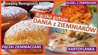 Rączka gotuje pączki ziemniaczane kartoflanka kugel z żeberkami [upl. by Hola]