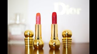 New Dior 2020 Dior Diorific Happy 2020 Lipstick Review [upl. by Hahcim]