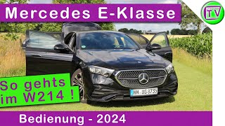 Bedienung Mercedes EKlasse W214 Limousine 2024 [upl. by Notfilc]