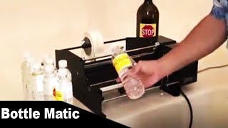 Digital printing press machine dispenser Bottle Matic II 16 [upl. by Nahtanohj]