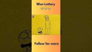 Won lottery😂 lottery shorts funny [upl. by Leciram603]