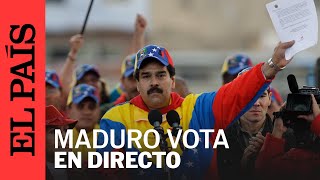 DIRECTO  El presidente Nicolás Maduro vota en las elecciones presidenciales de Venezuela  EL PAÍS [upl. by Yancey911]