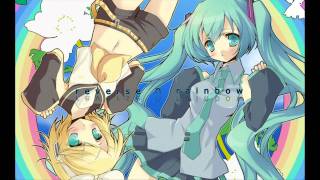 VOCALOID2 Hatsune Miku amp Kagamine Rin  quotReverse Rainbowquot HD amp MP3 [upl. by Krishna780]