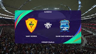 Saint George vs Bahir Dar Kenema FC 10062023 BetKing Ethiopian Premier League PES 2021 [upl. by Ahsienel]