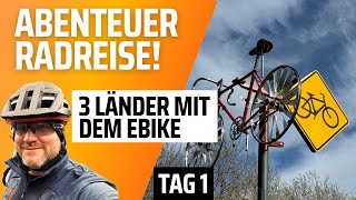 Mein größtes Abenteuer eBike Radreise  Drei Länder in Fünf Tagen  Tag 1 Aachen nach St Vith [upl. by Eelano828]