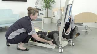 Aidacare Training Video  Manual Handling  Floor Lift [upl. by Tomasina]